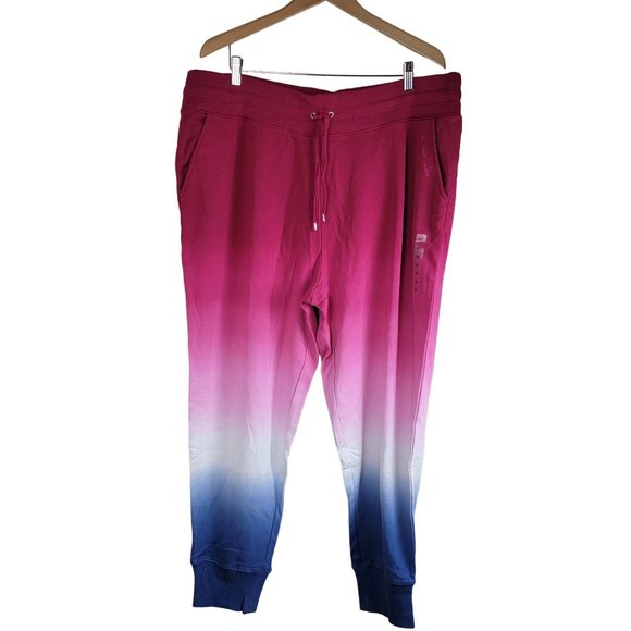 Lauren Ralph Lauren Pants - Lauren Ralph Lauren Women's Ombre Tie Dye Jogger Big & Tall Size